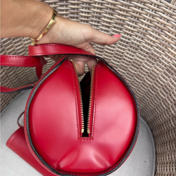 Louis Vuitton Red Satchel Bag - Picture 2 of 16